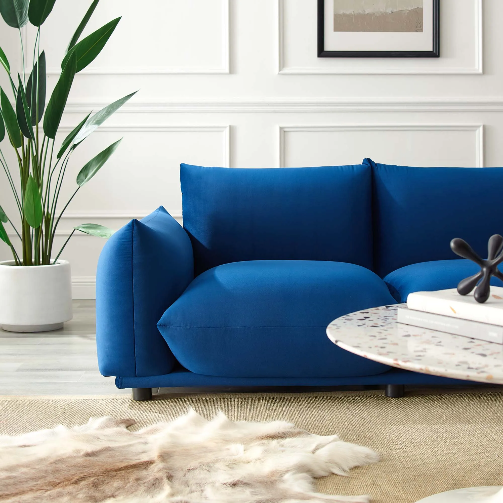 Copious Performance Velvet Loveseat by Modway