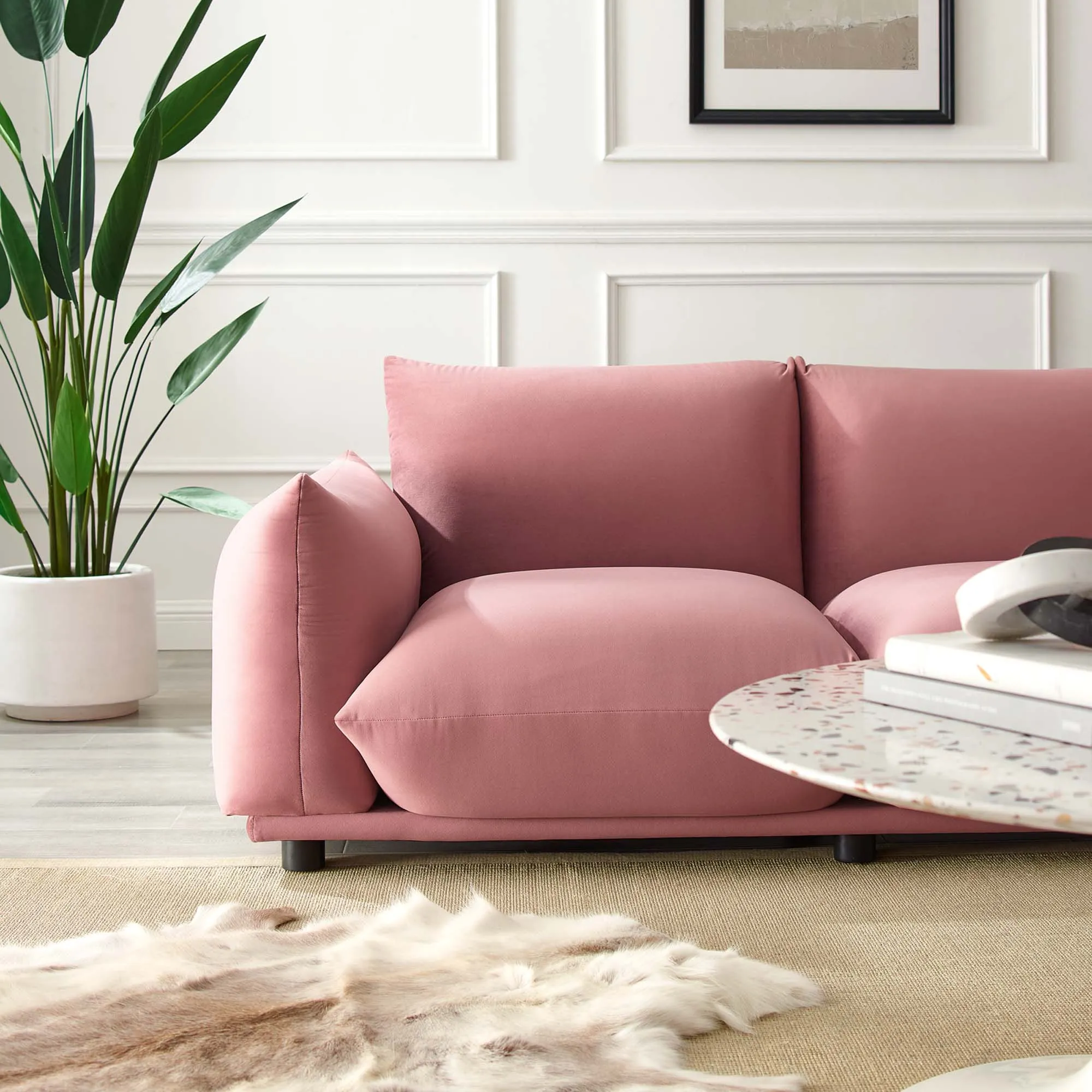 Copious Performance Velvet Loveseat by Modway