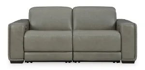 Cori 2 PC Leather Sofa