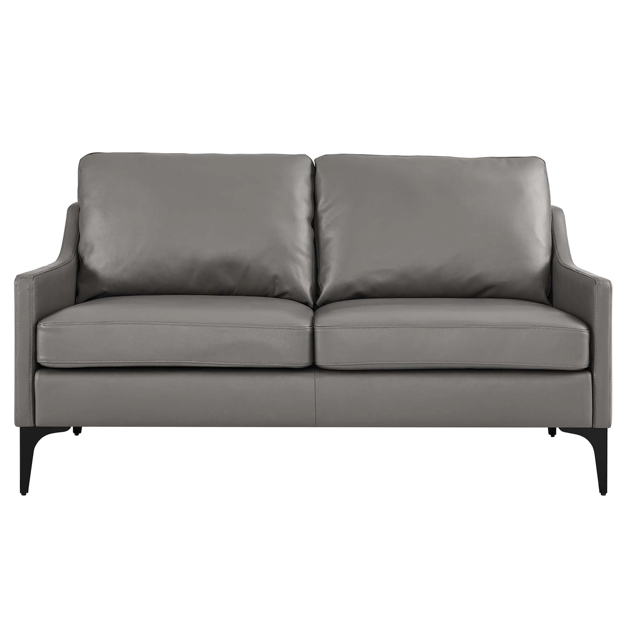 Corland Leather Loveseat by Modway