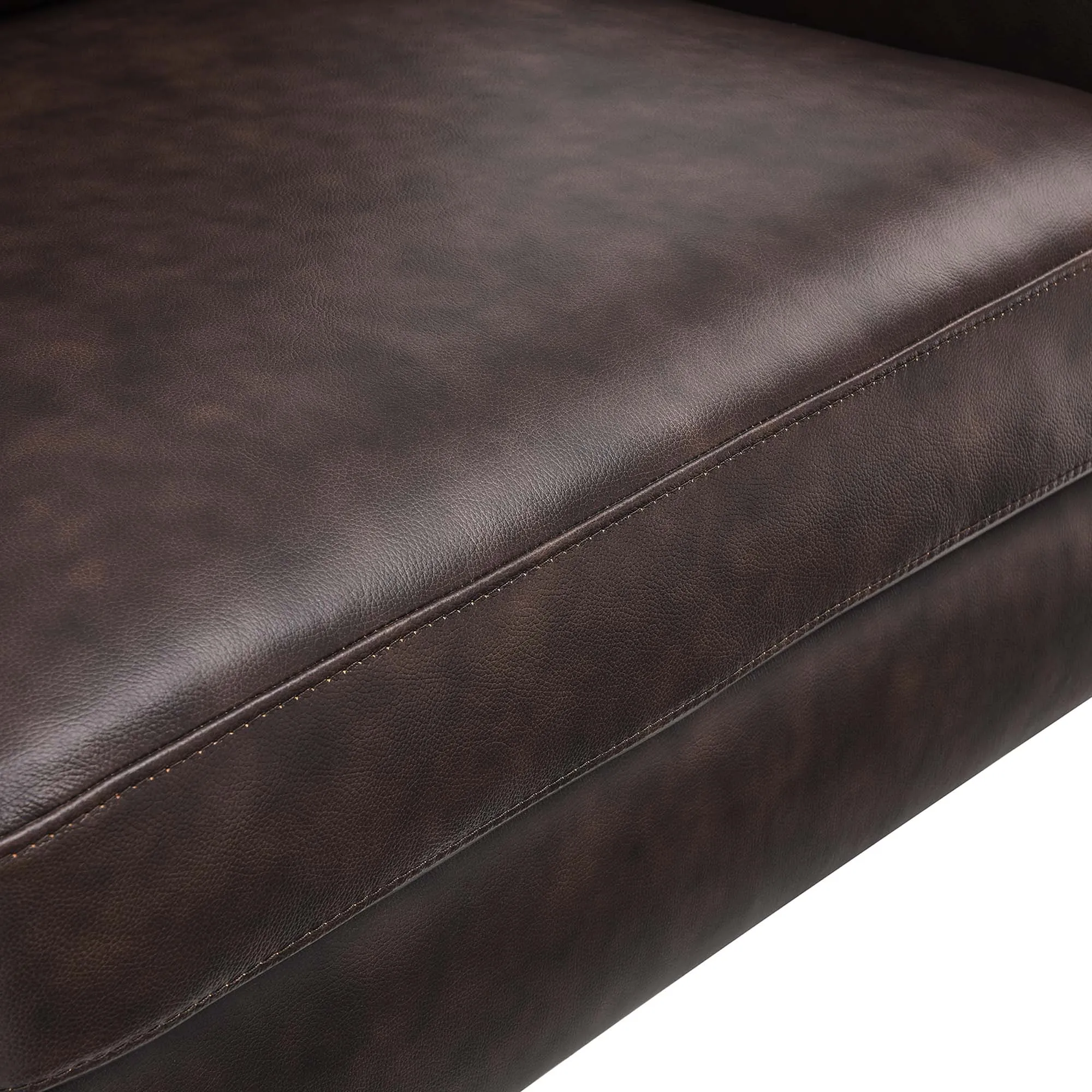 Corland Leather Loveseat by Modway
