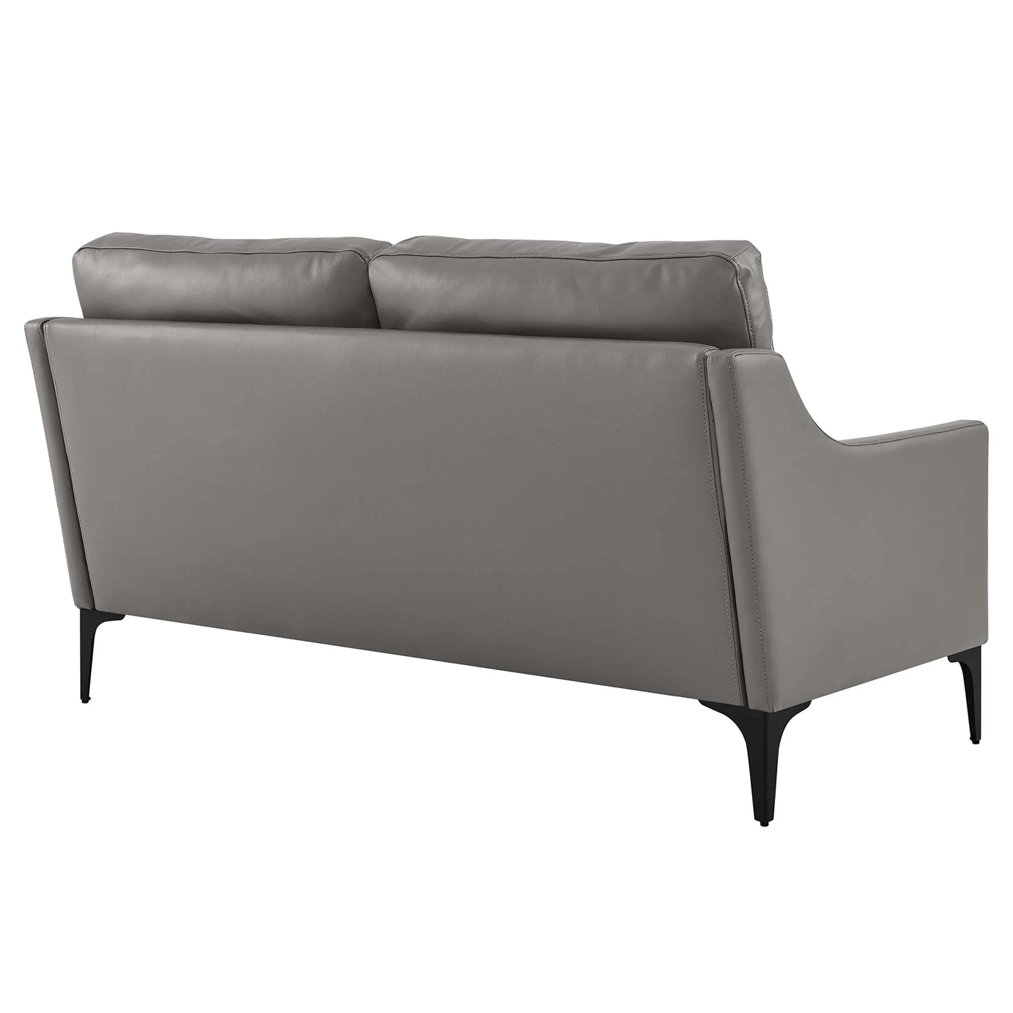 Corland Leather Loveseat by Modway