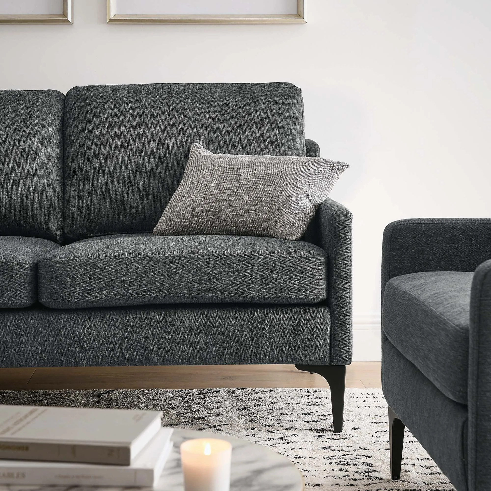 Corland Upholstered Fabric Loveseat by Modway