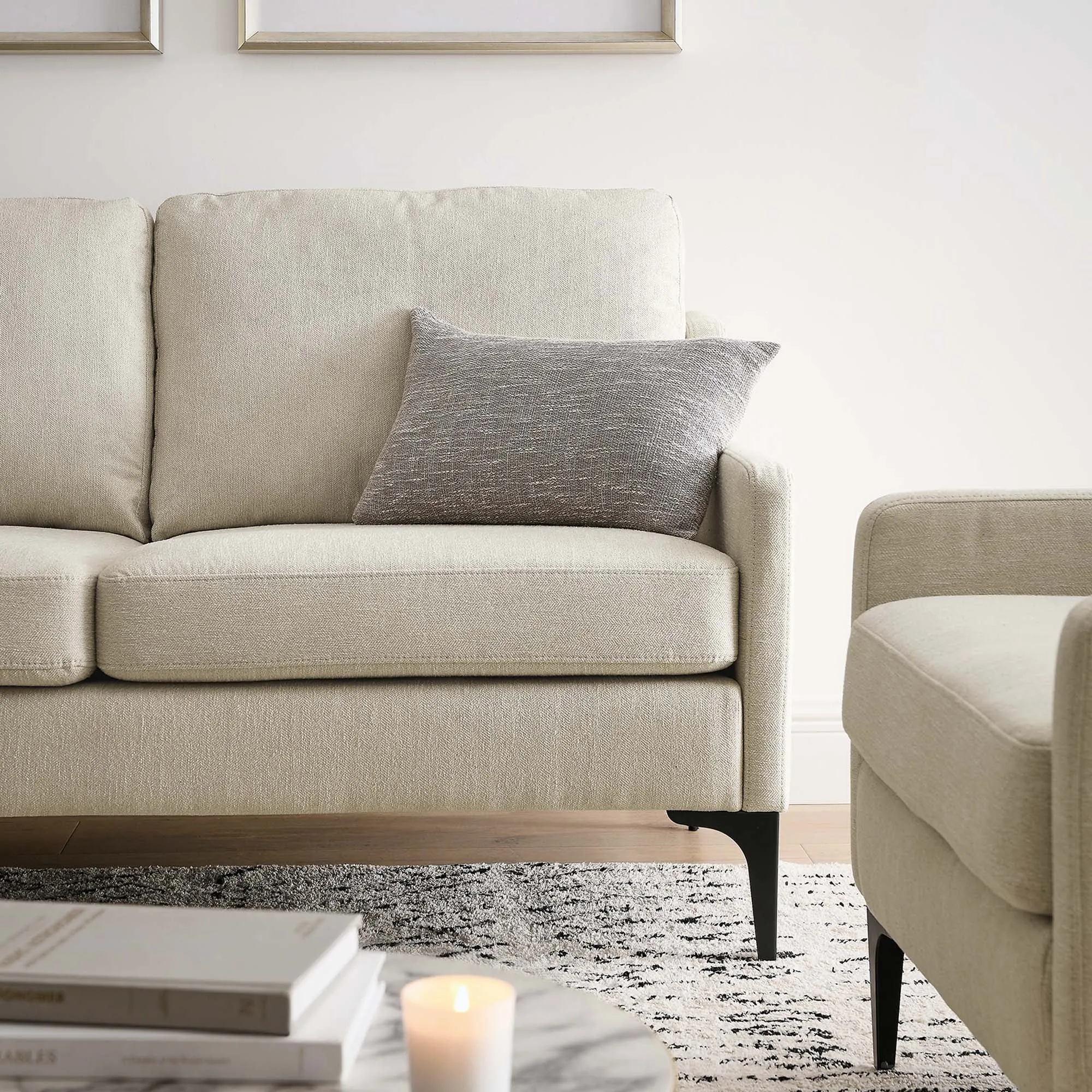 Corland Upholstered Fabric Loveseat by Modway