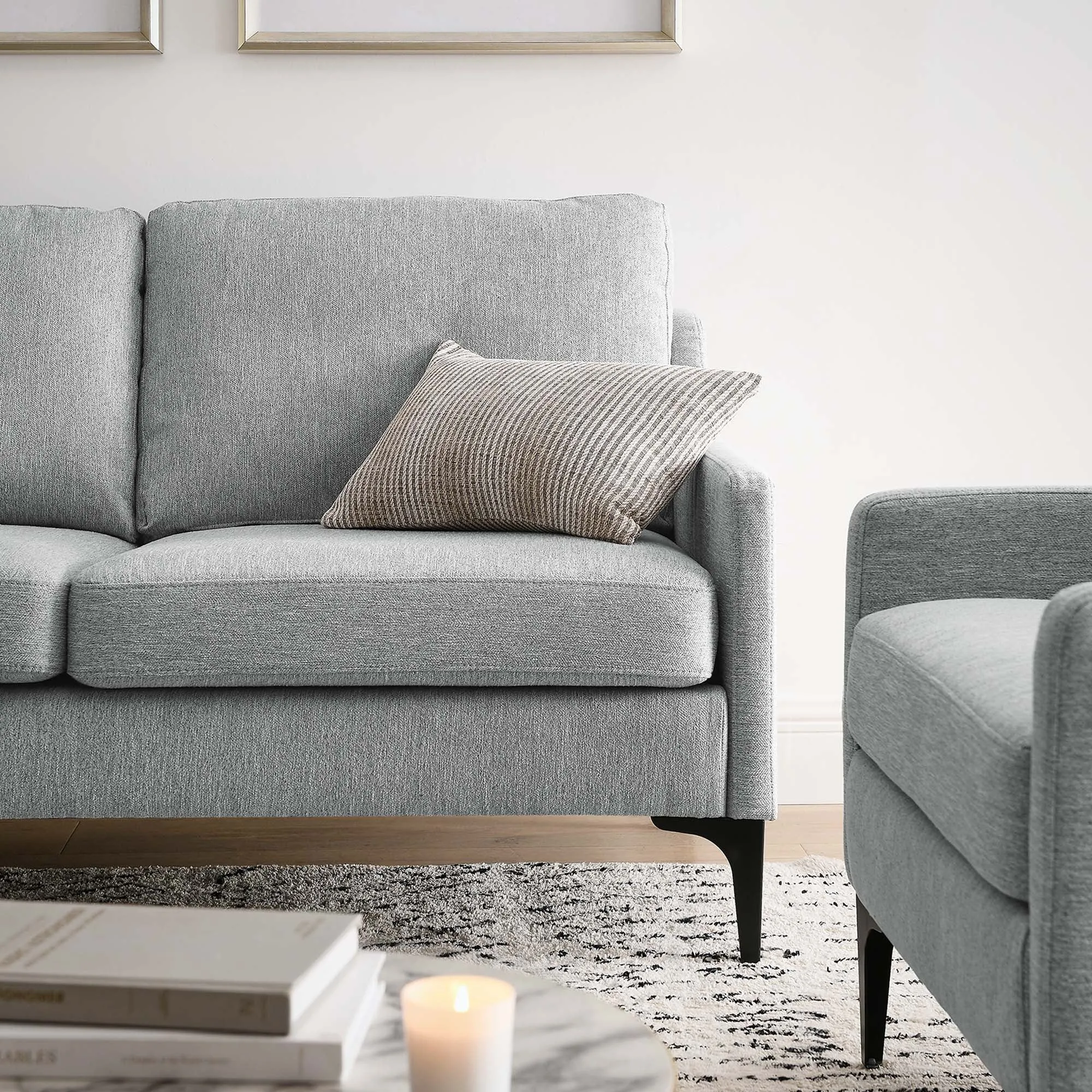 Corland Upholstered Fabric Loveseat by Modway