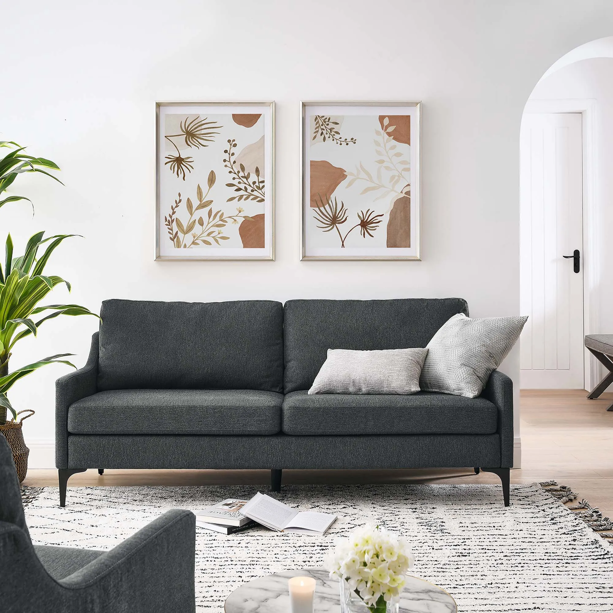 Corland Upholstered Fabric Sofa by Modway
