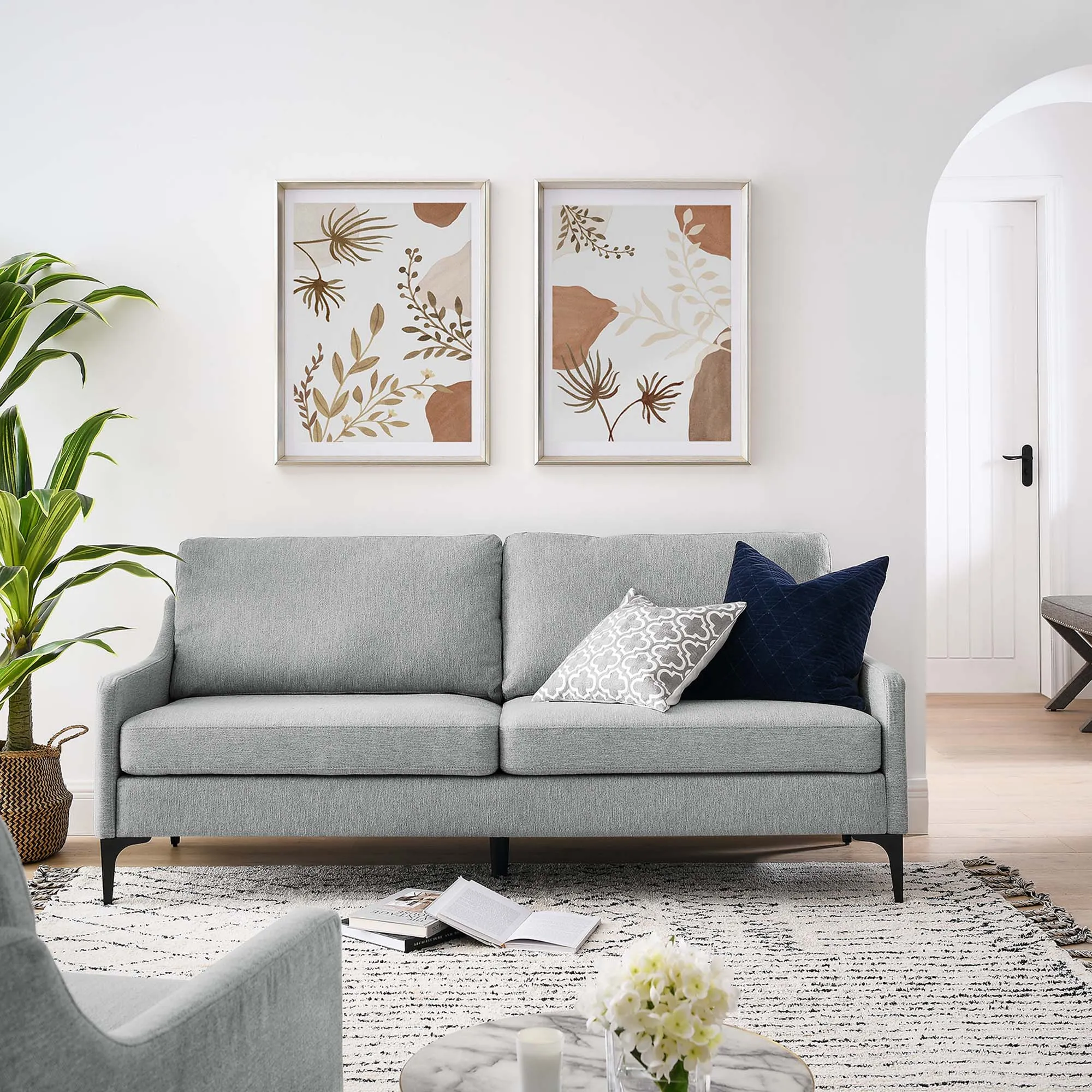 Corland Upholstered Fabric Sofa by Modway