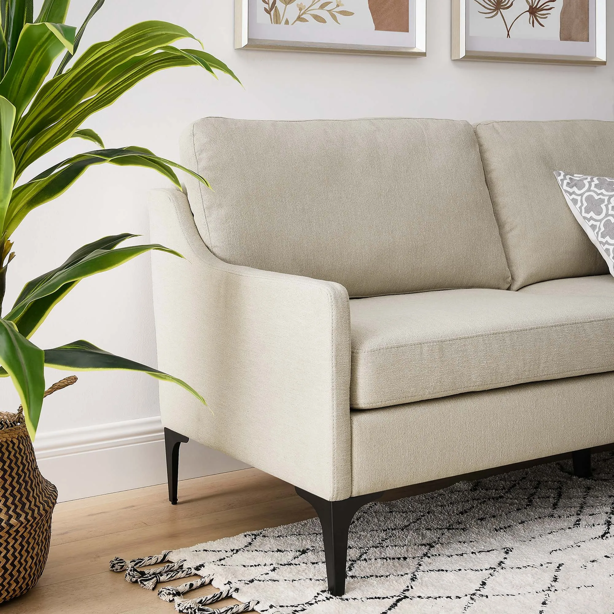 Corland Upholstered Fabric Sofa by Modway