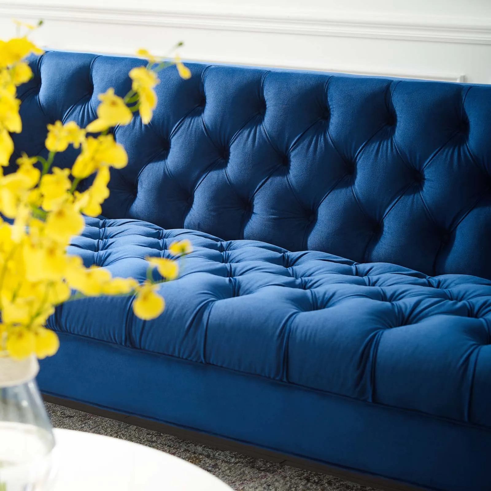 Delight Tufted Button Performance Velvet Sofa by Modway