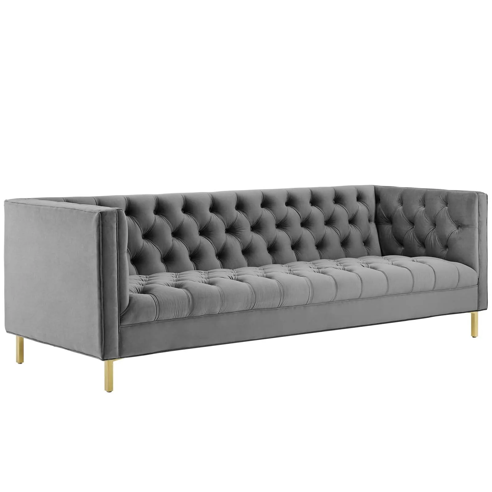 Delight Tufted Button Performance Velvet Sofa by Modway