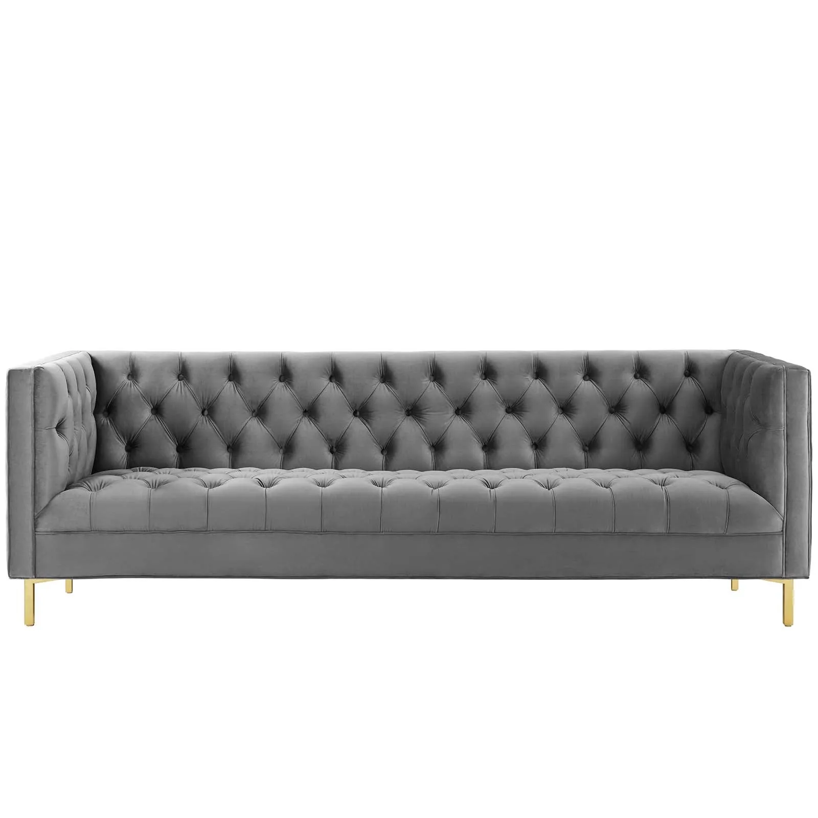 Delight Tufted Button Performance Velvet Sofa by Modway