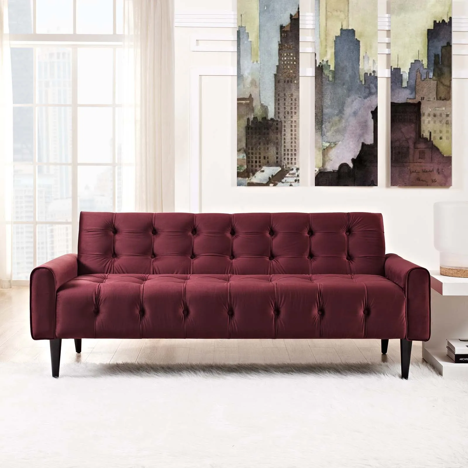 Delve Performance Velvet Sofa by Modway