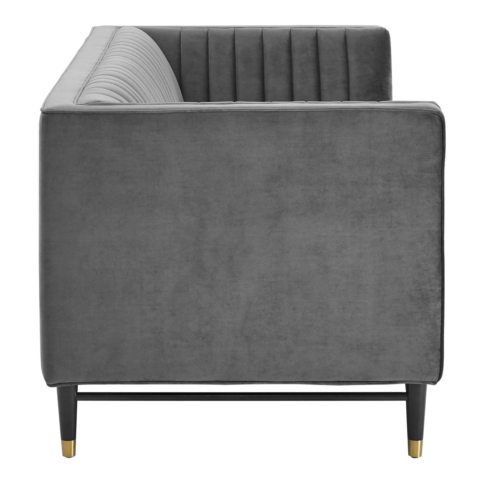 Devote Channel Tufted Performance Velvet Loveseat by Modway