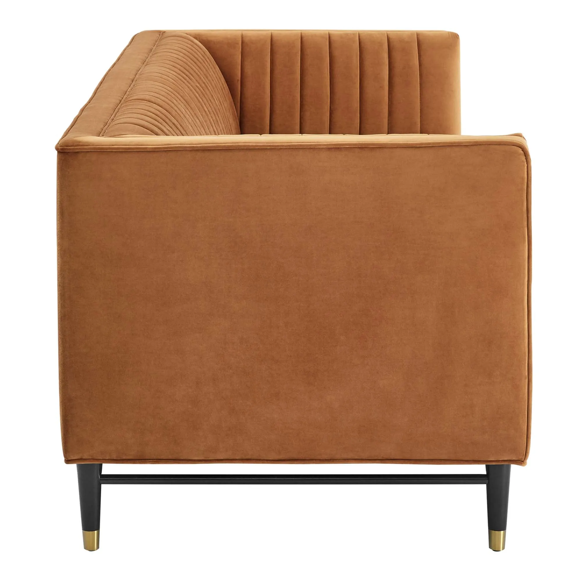 Devote Channel Tufted Performance Velvet Sofa by Modway