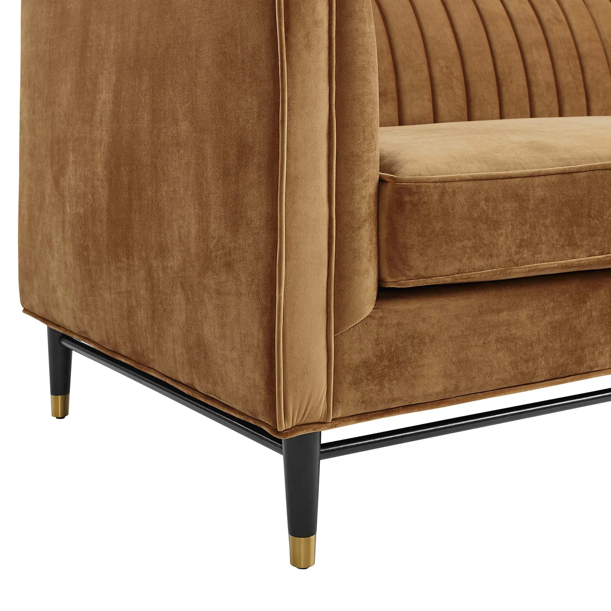 Devote Channel Tufted Performance Velvet Sofa by Modway