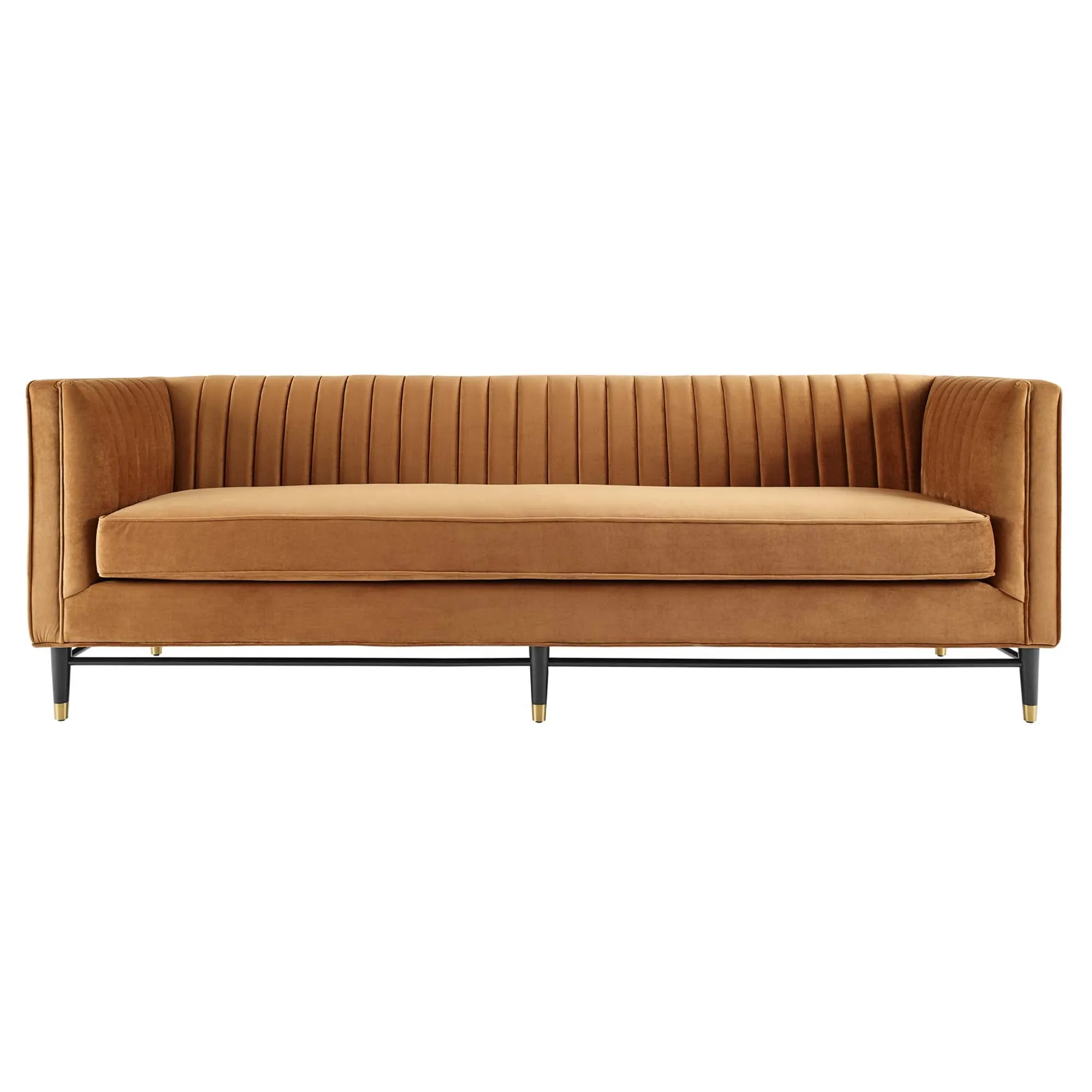 Devote Channel Tufted Performance Velvet Sofa by Modway