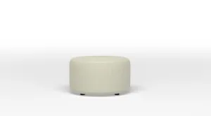 Duffield Round Ottoman - Cabana Wheat