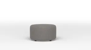 Duffield Round Ottoman - Patina Grey