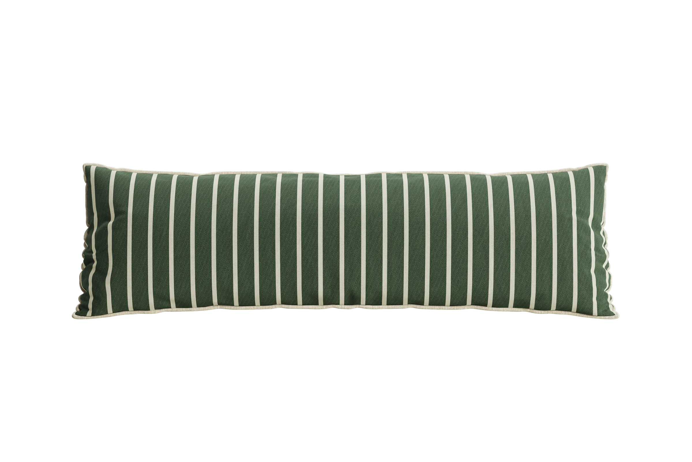 Eclipse Lumbar Pillow - Sofa in Striped Hemp Blend