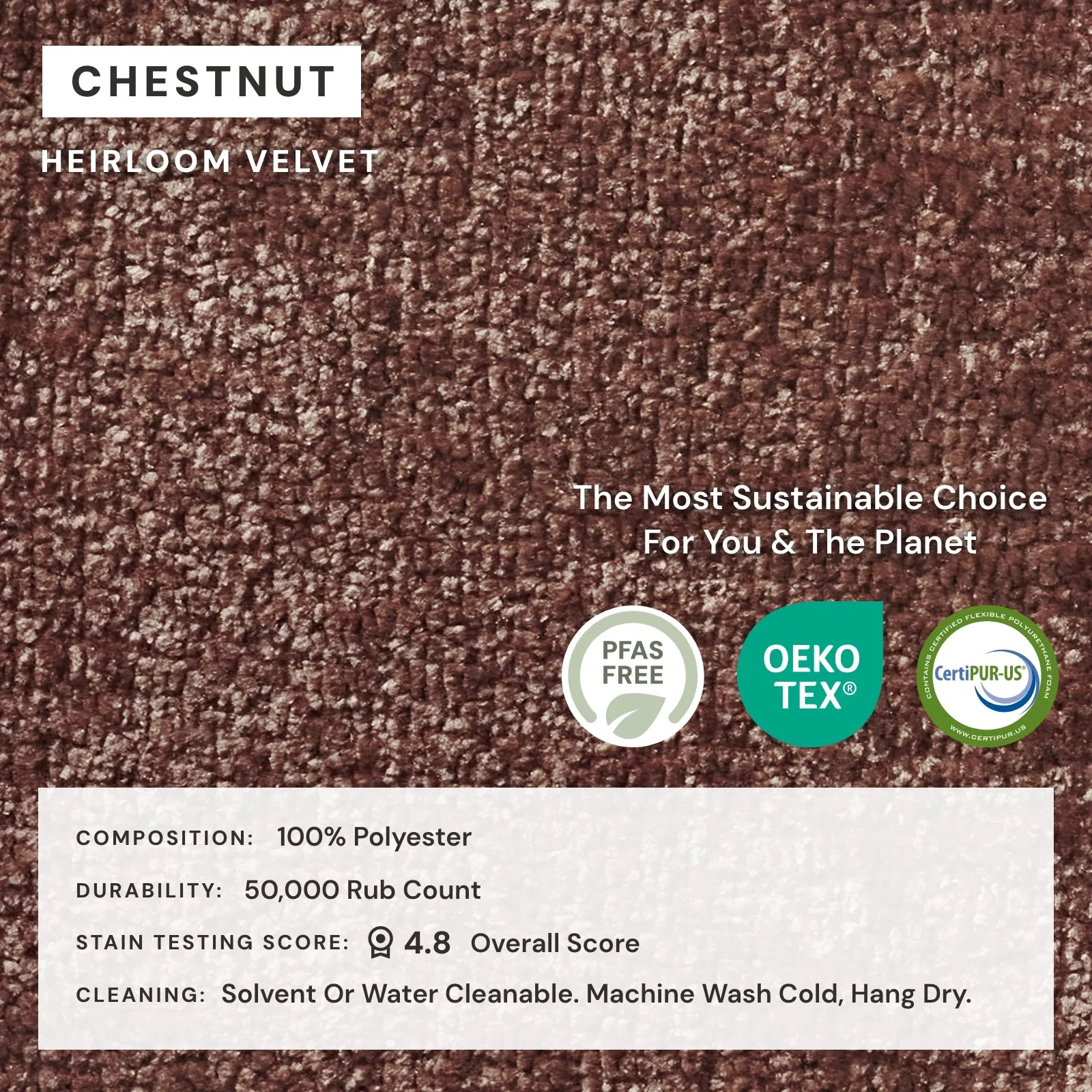 Elevate Comfort Layer Set for Corner Chair | Heirloom Velvet in Chestnut
