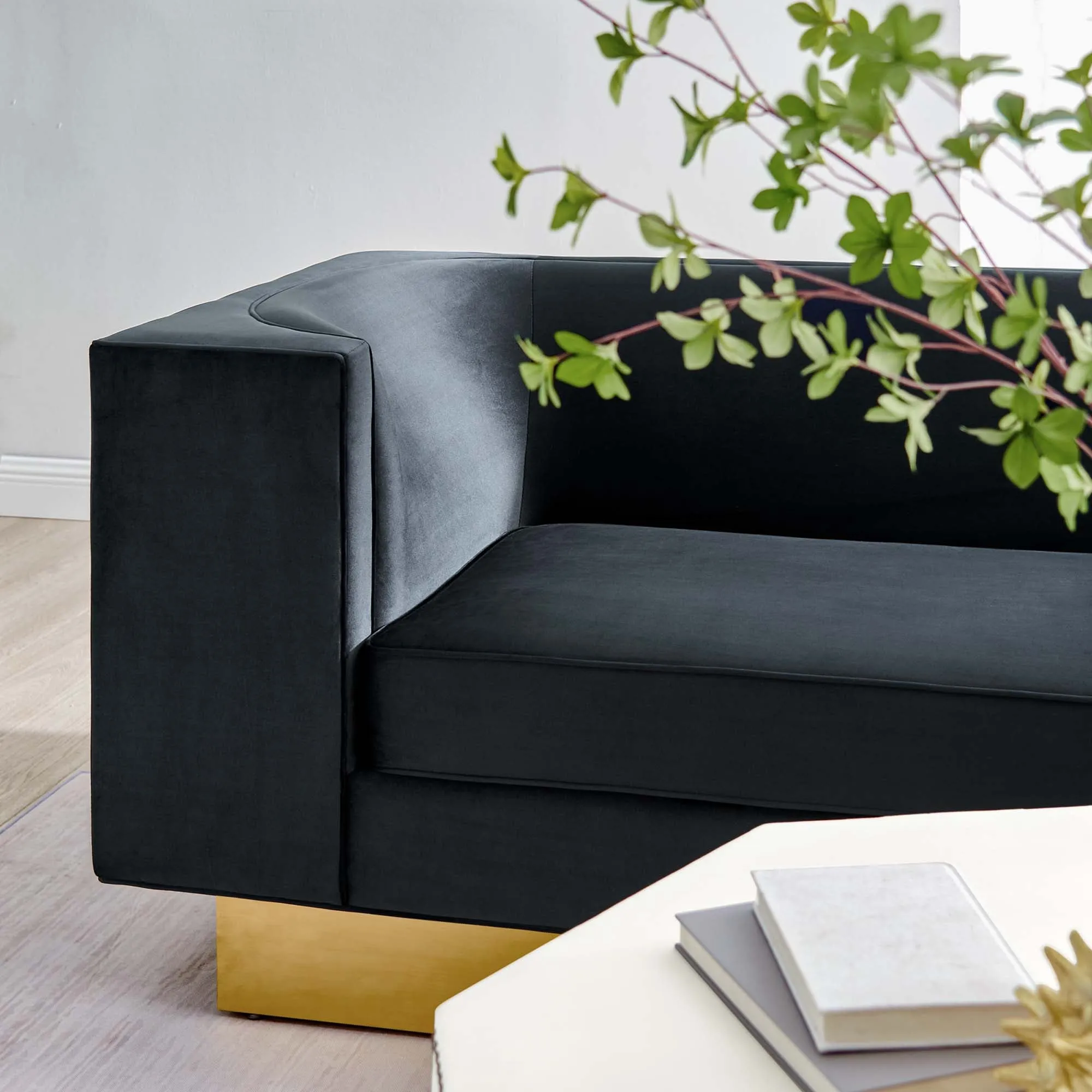 Eminence Upholstered Performance Velvet Sofa by Modway