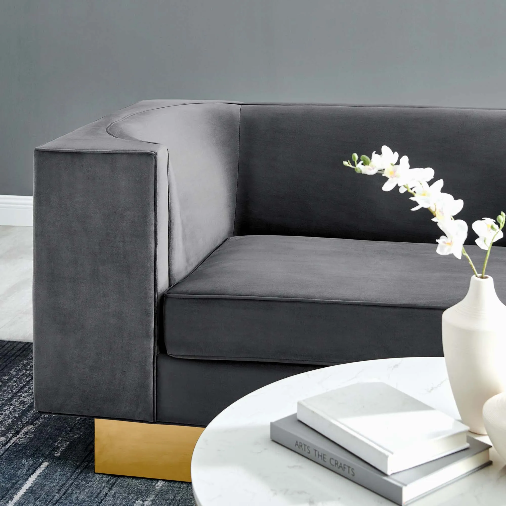 Eminence Upholstered Performance Velvet Sofa by Modway
