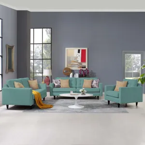 Empress Sofa, Loveseat and Armchair Set of 3 by Modway