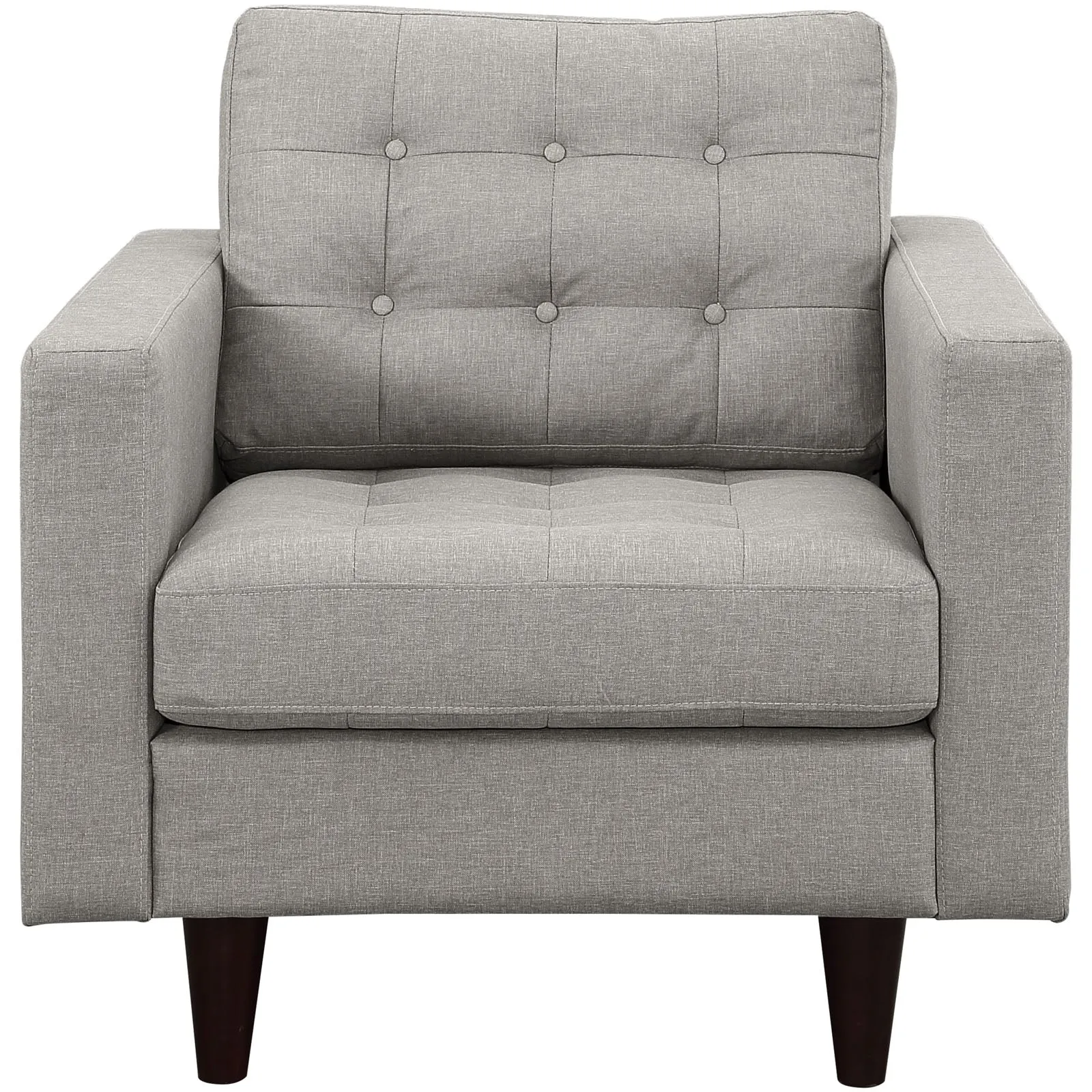 Empress Sofa, Loveseat and Armchair Set of 3 by Modway