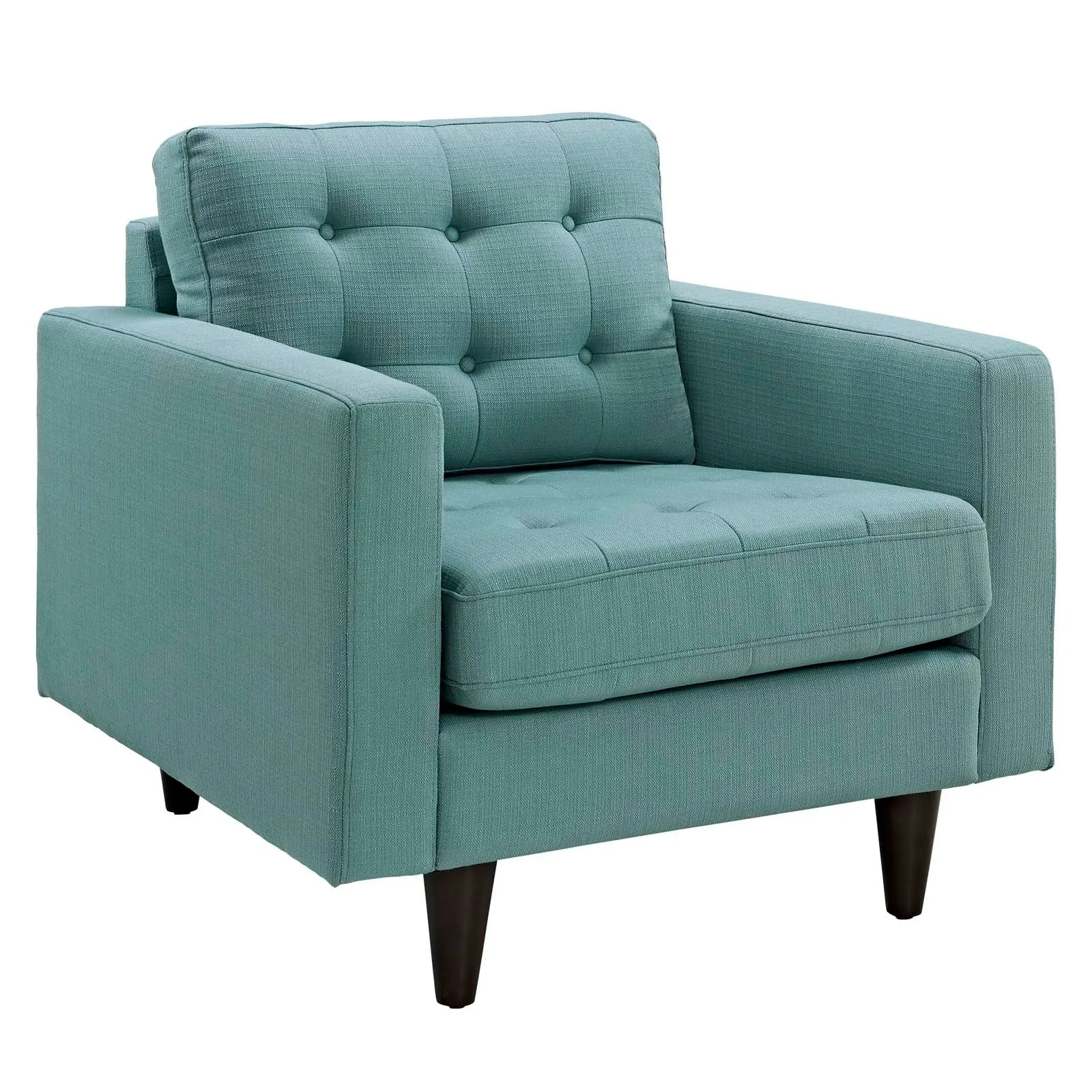 Empress Sofa, Loveseat and Armchair Set of 3 by Modway