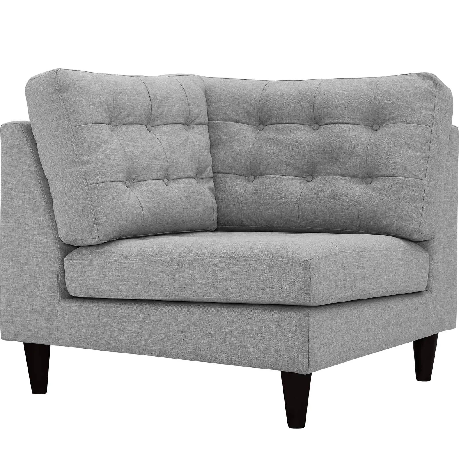 Empress Upholstered Fabric Corner Sofa by Modway