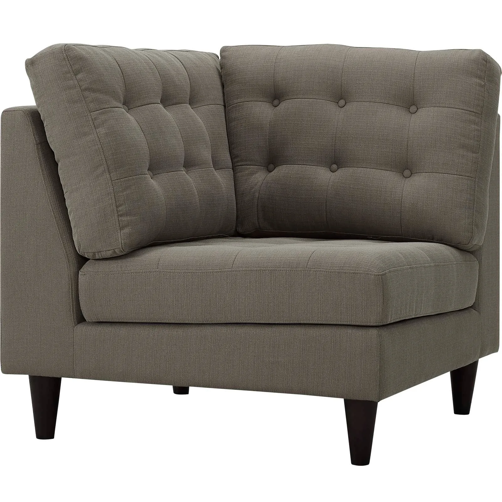 Empress Upholstered Fabric Corner Sofa by Modway