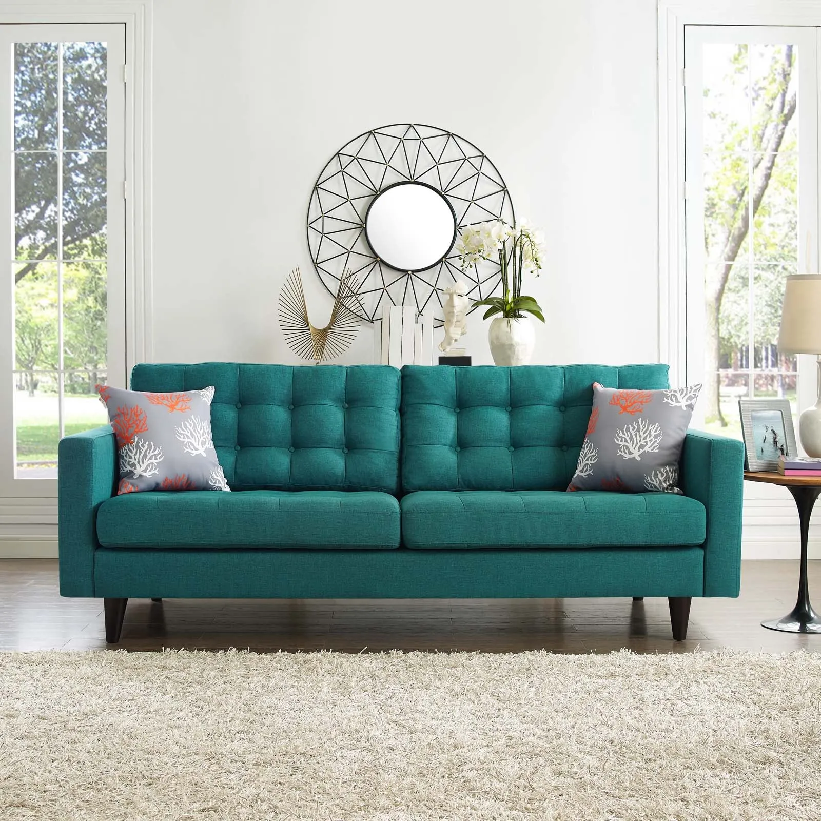 Empress Upholstered Fabric Sofa by Modway