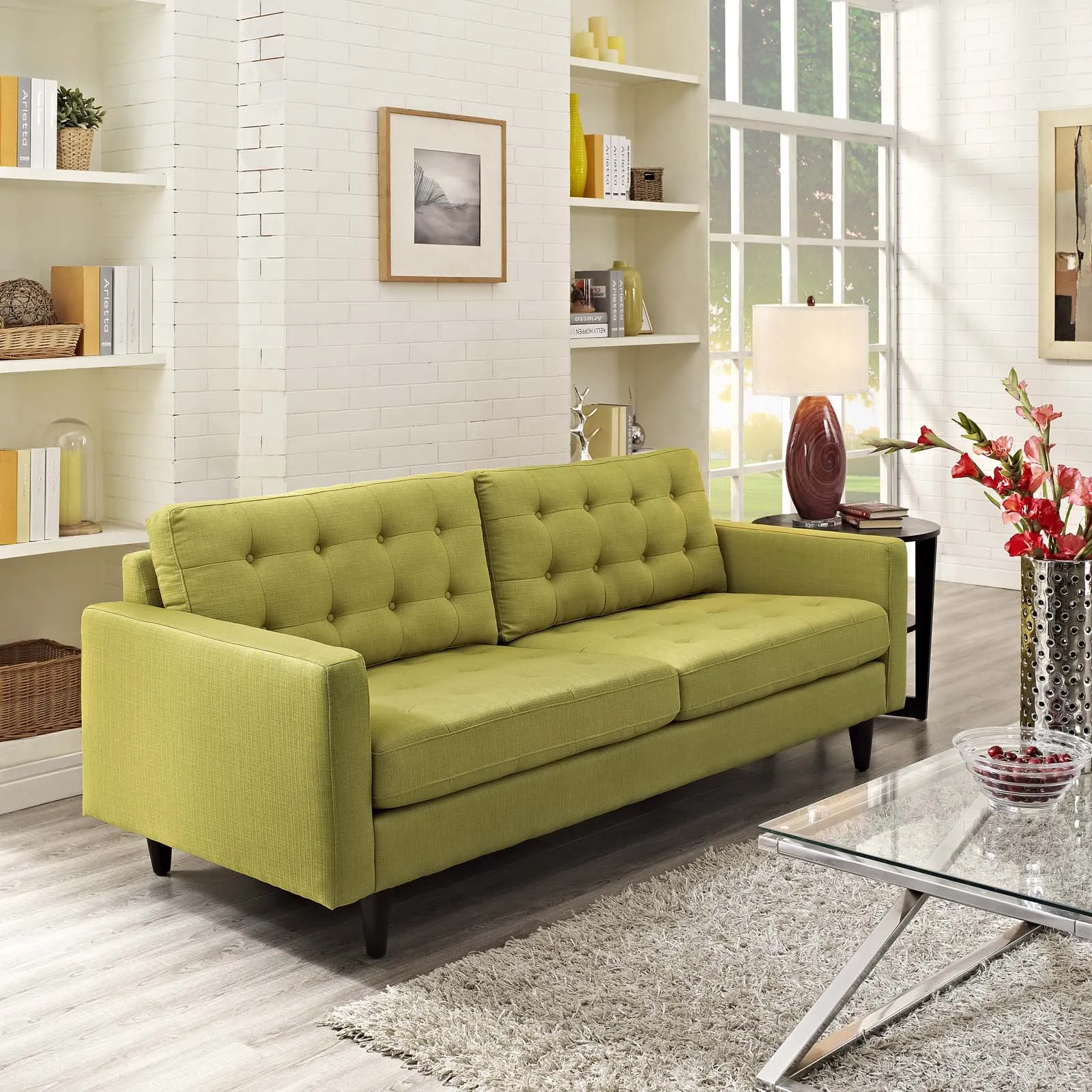 Empress Upholstered Fabric Sofa by Modway