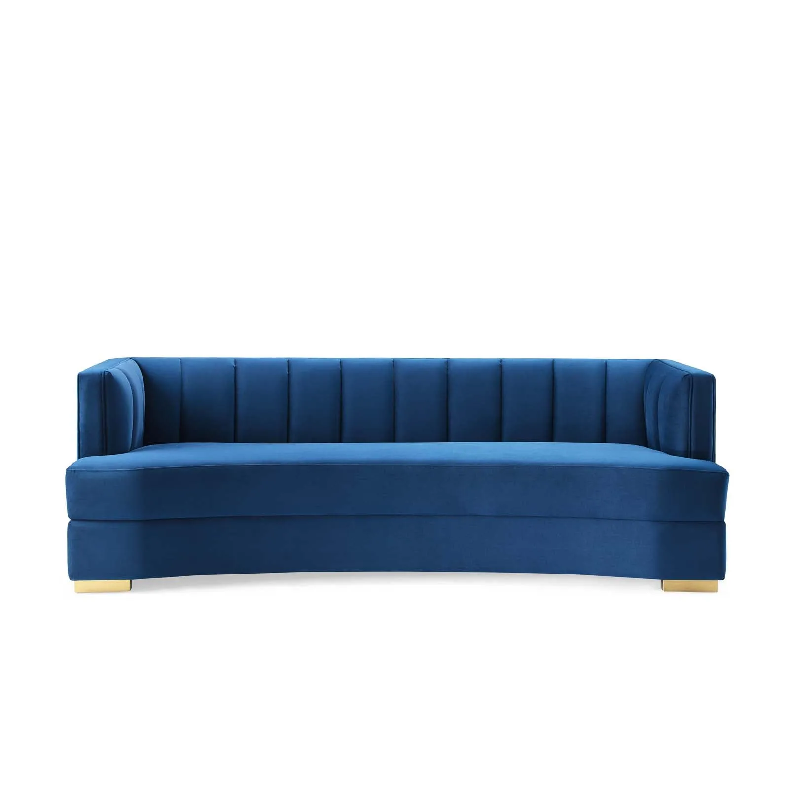 Encompass Channel Tufted Performance Velvet Curved Sofa by Modway