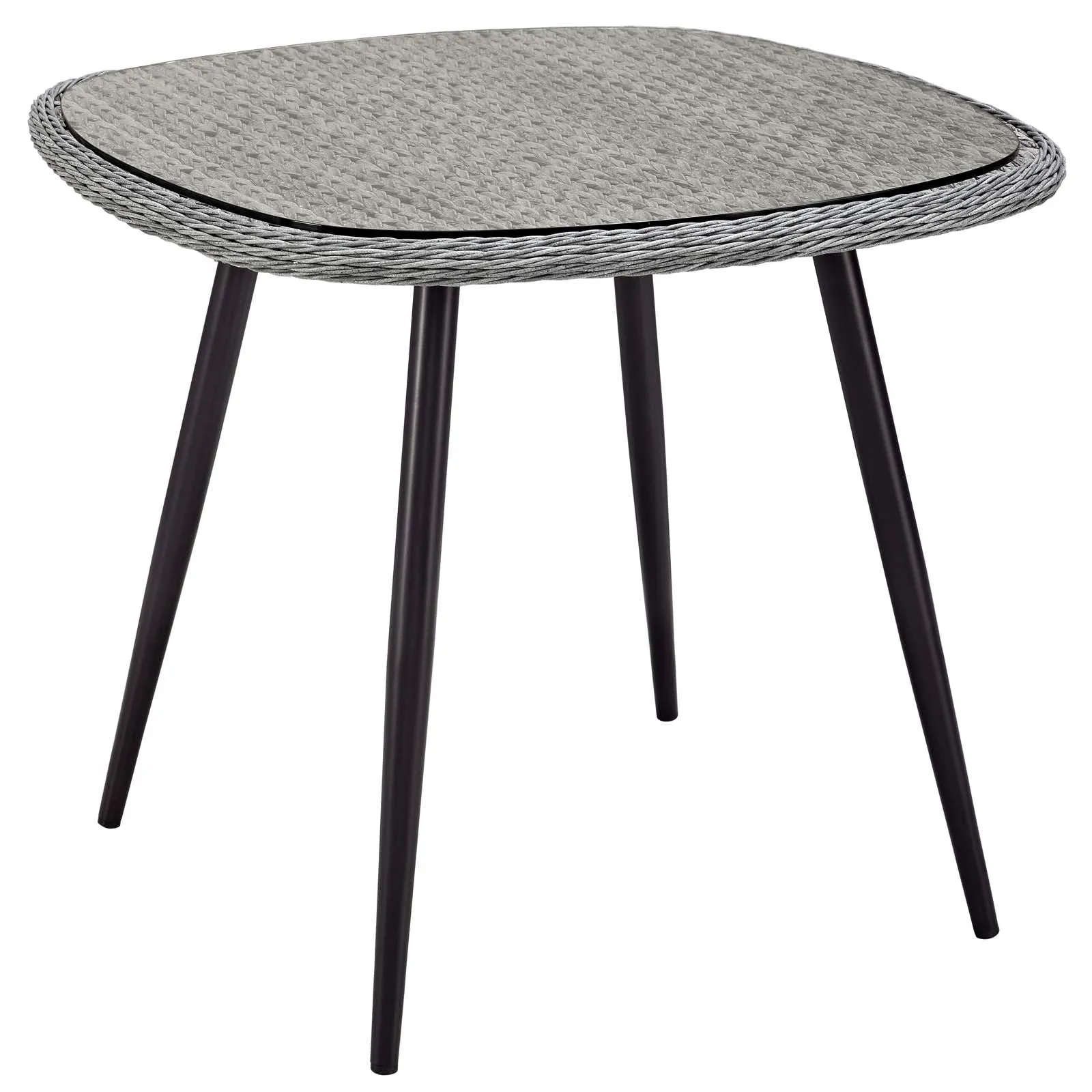 Endeavor 36" Outdoor Patio Wicker Rattan Dining Table by Modway