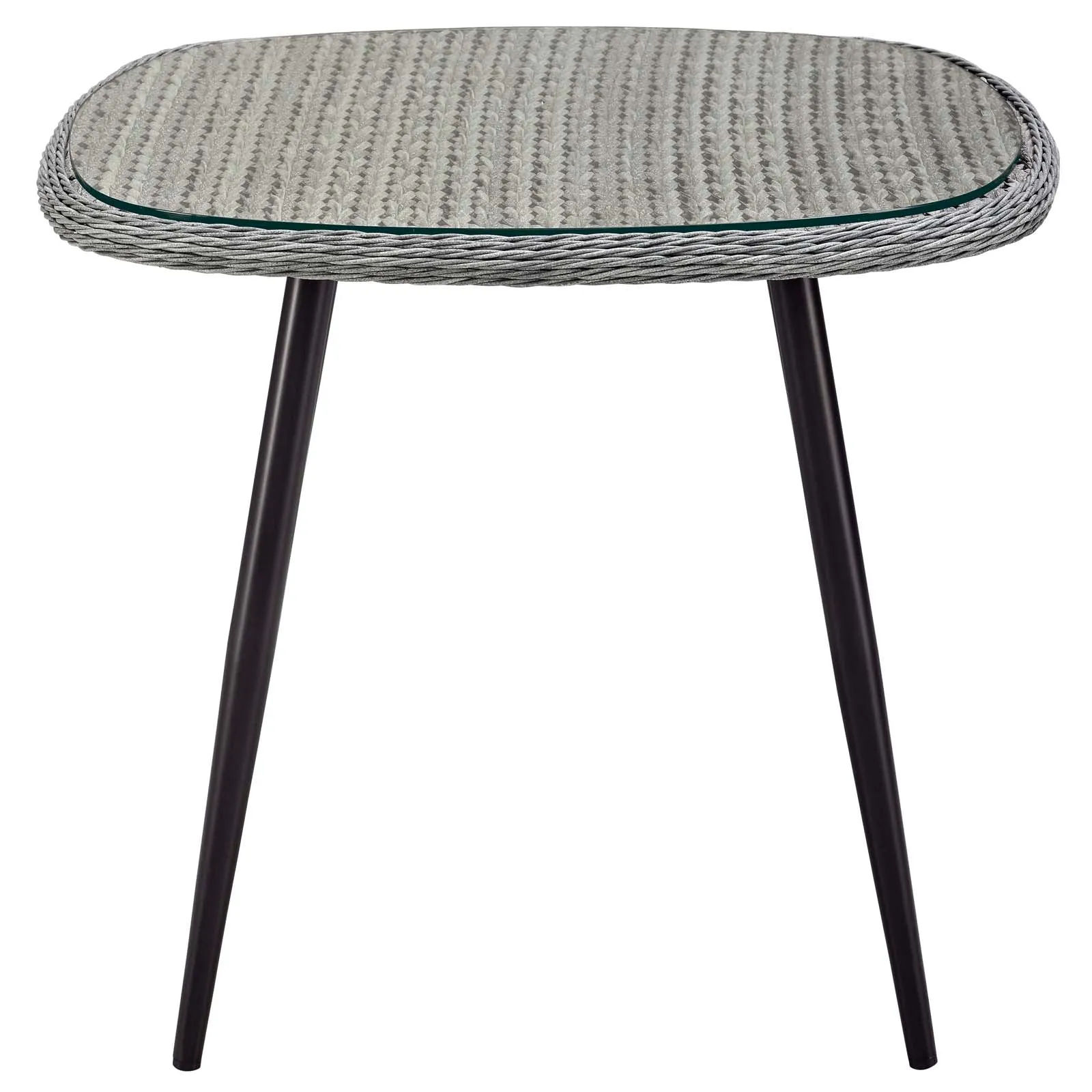 Endeavor 36" Outdoor Patio Wicker Rattan Dining Table by Modway