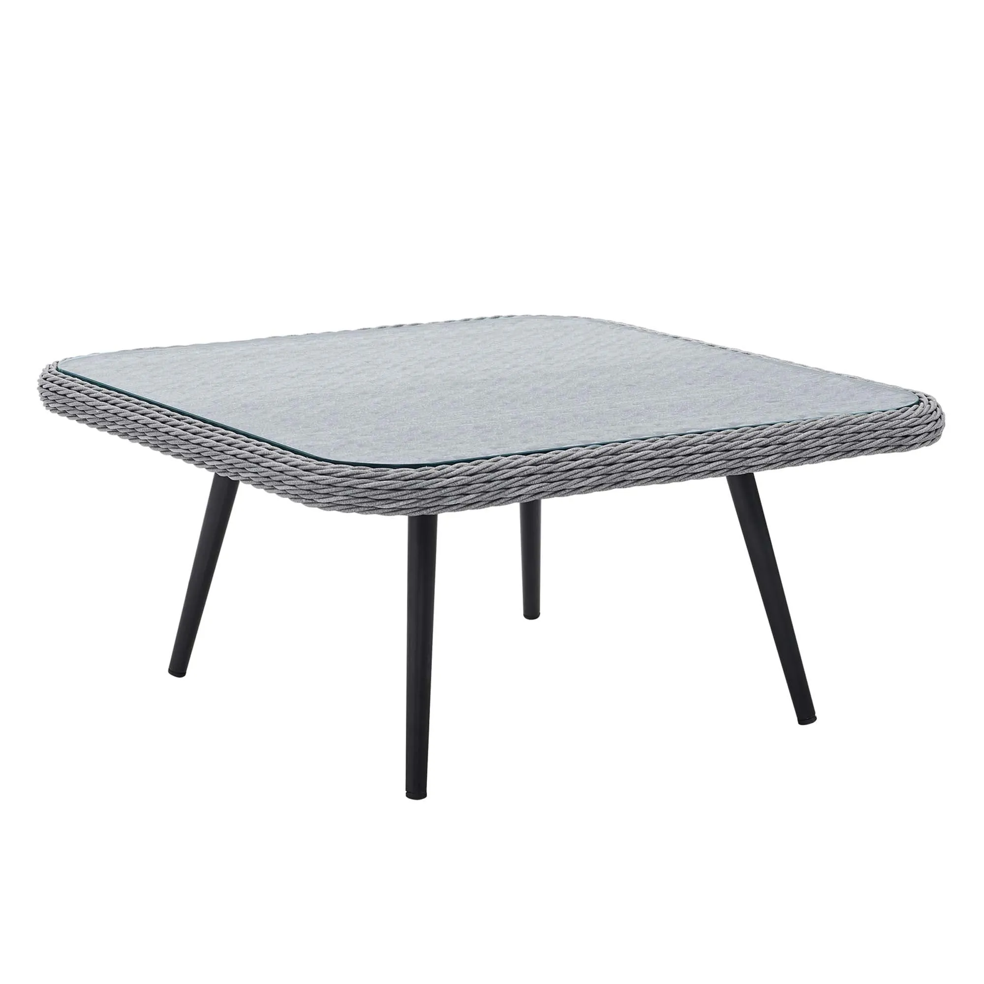 Endeavor Outdoor Patio Wicker Rattan Square Coffee Table by Modway