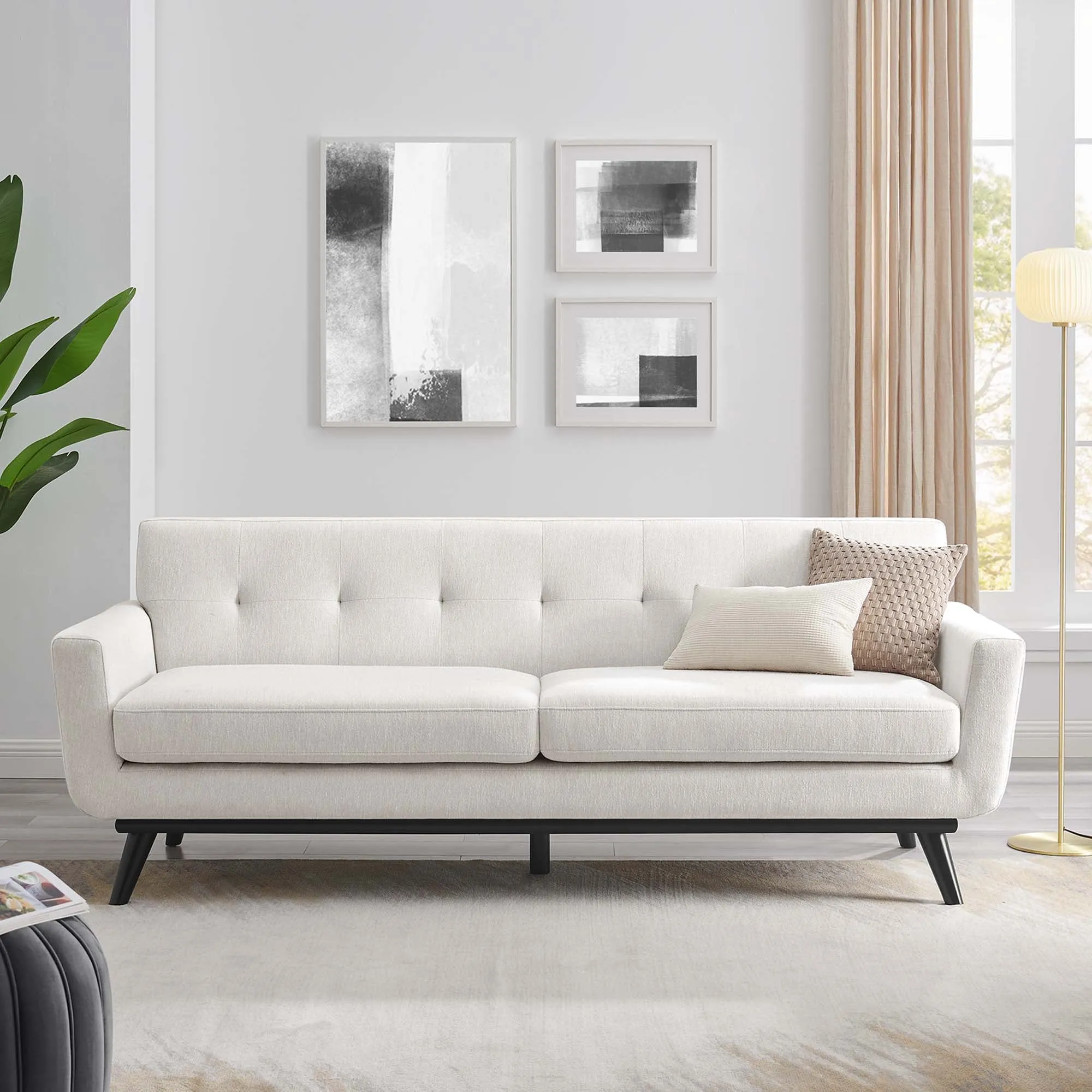 Engage Herringbone Fabric Sofa by Modway