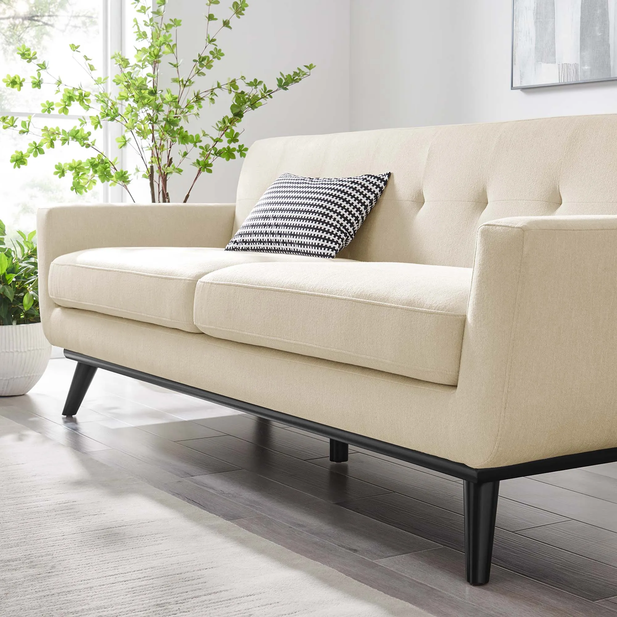 Engage Herringbone Fabric Sofa by Modway