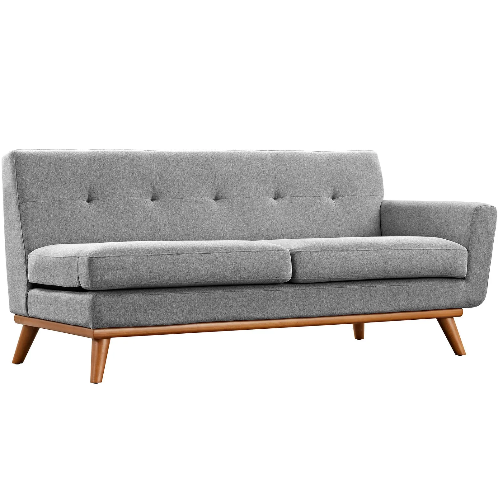 Engage Left-Facing Upholstered Fabric Sectional Sofa by Modway