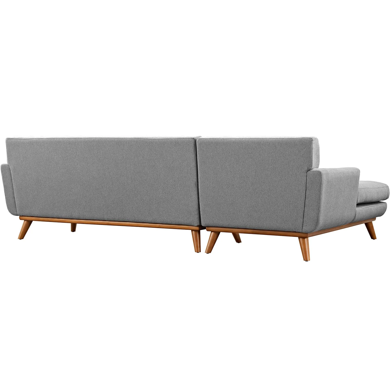 Engage Left-Facing Upholstered Fabric Sectional Sofa by Modway