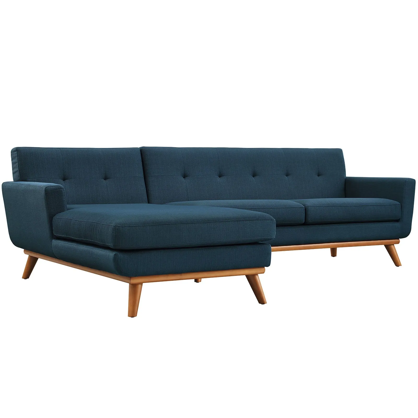 Engage Left-Facing Upholstered Fabric Sectional Sofa by Modway
