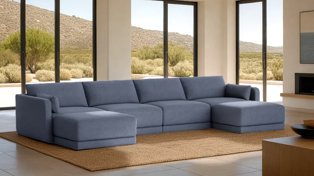 Eva Double Chaise Sectional