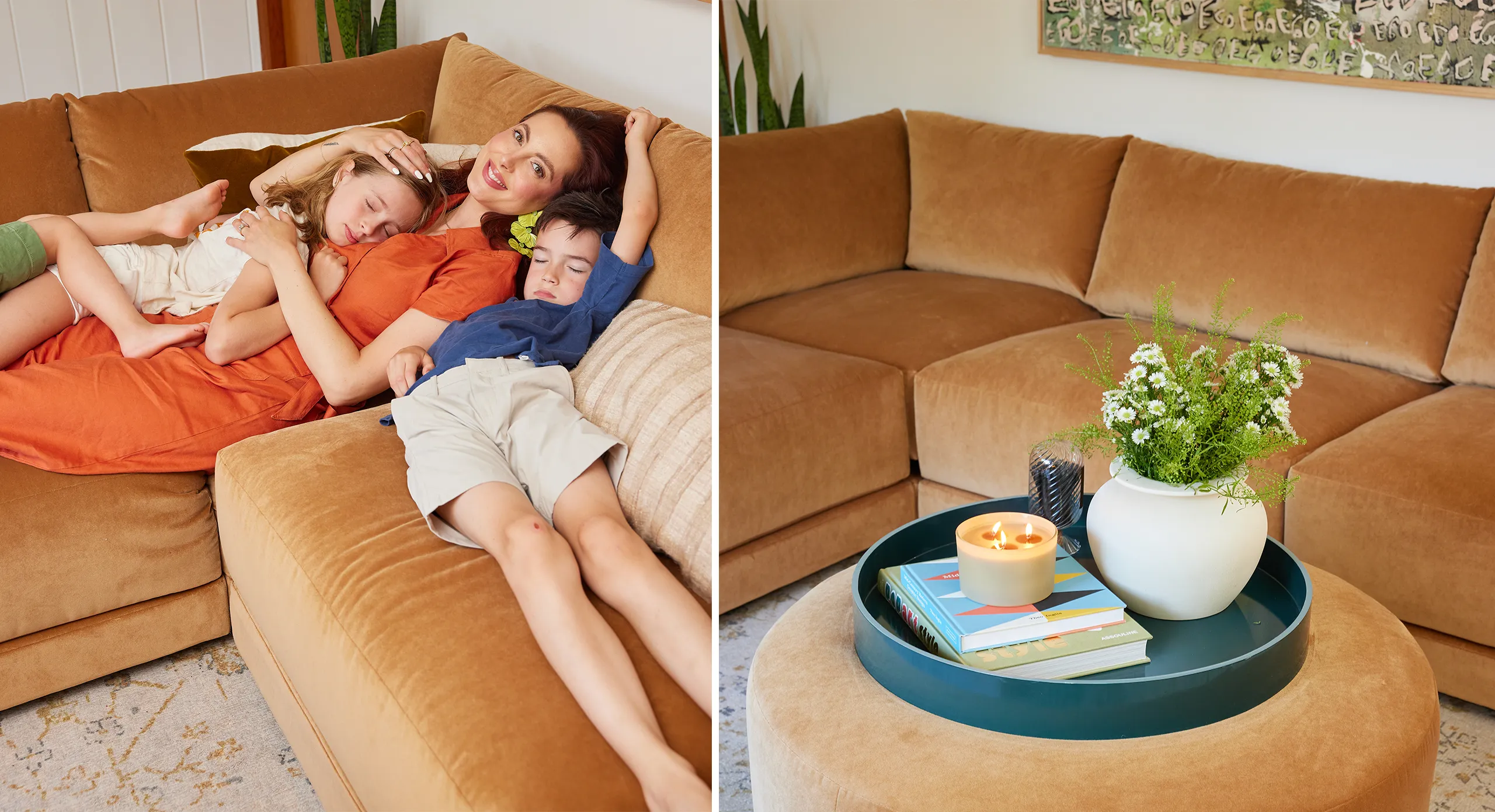 Eva Double Chaise Sectional