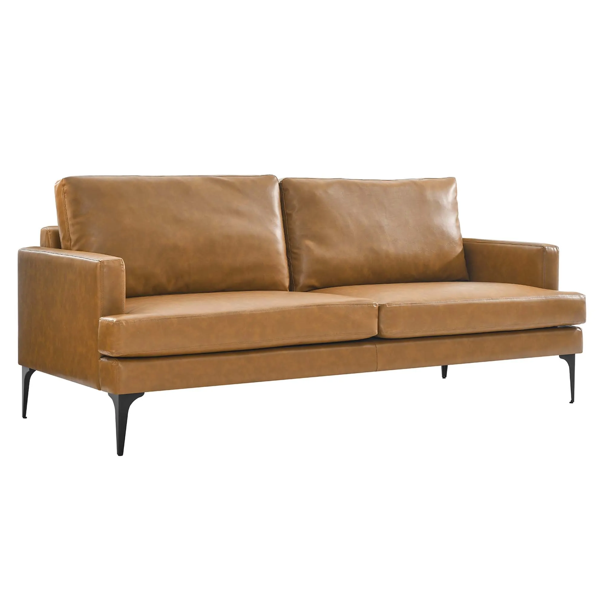 Evermore Vegan Leather Sofa by Modway