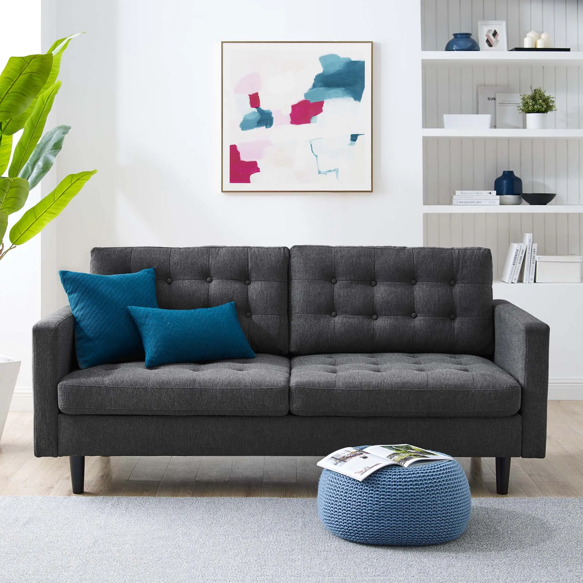 Exalt Tufted Fabric Sofa by Modway