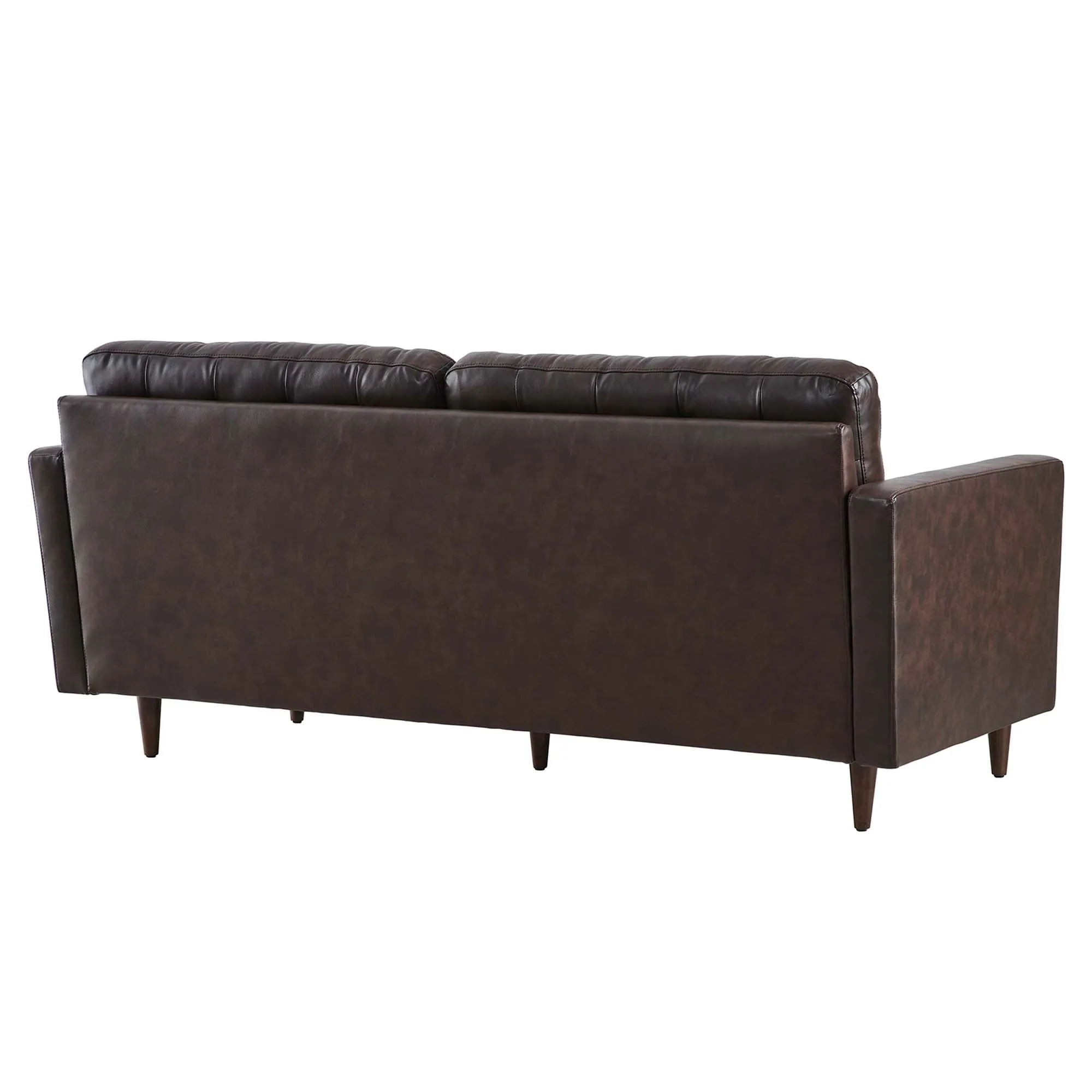 Exalt Tufted Leather Sofa by Modway