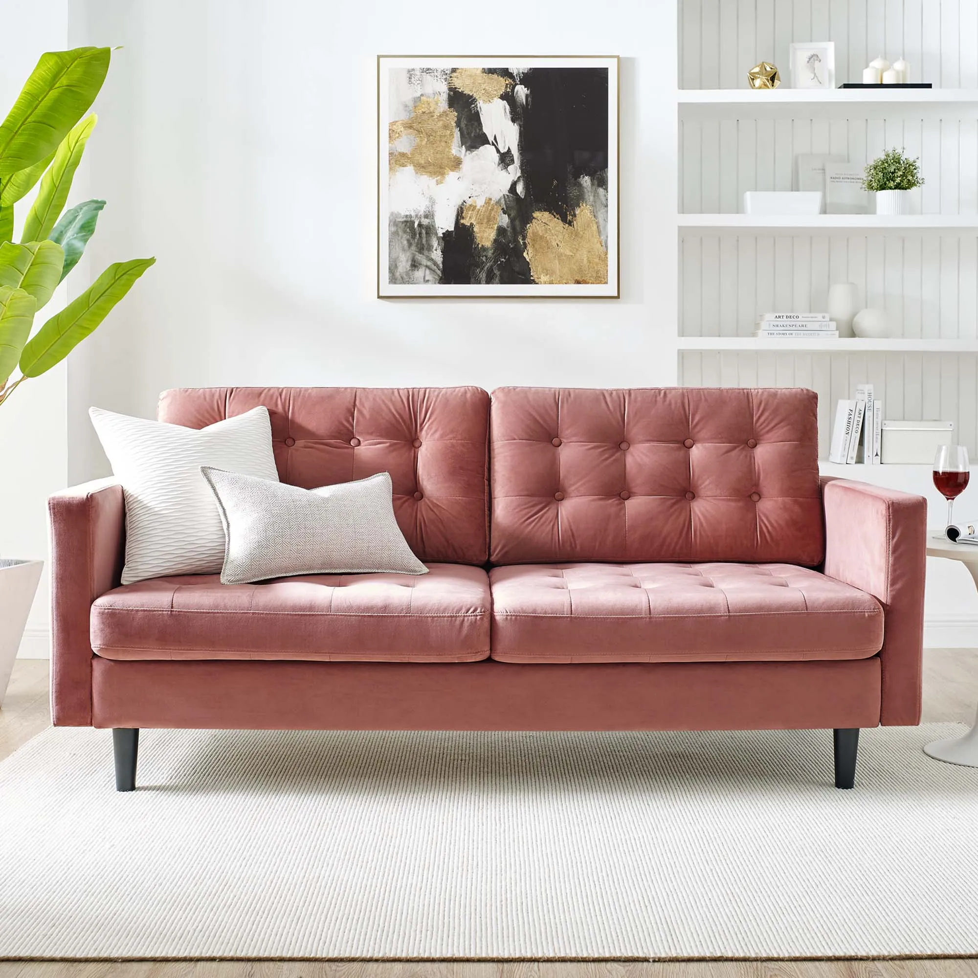 Exalt Tufted Performance Velvet Sofa by Modway