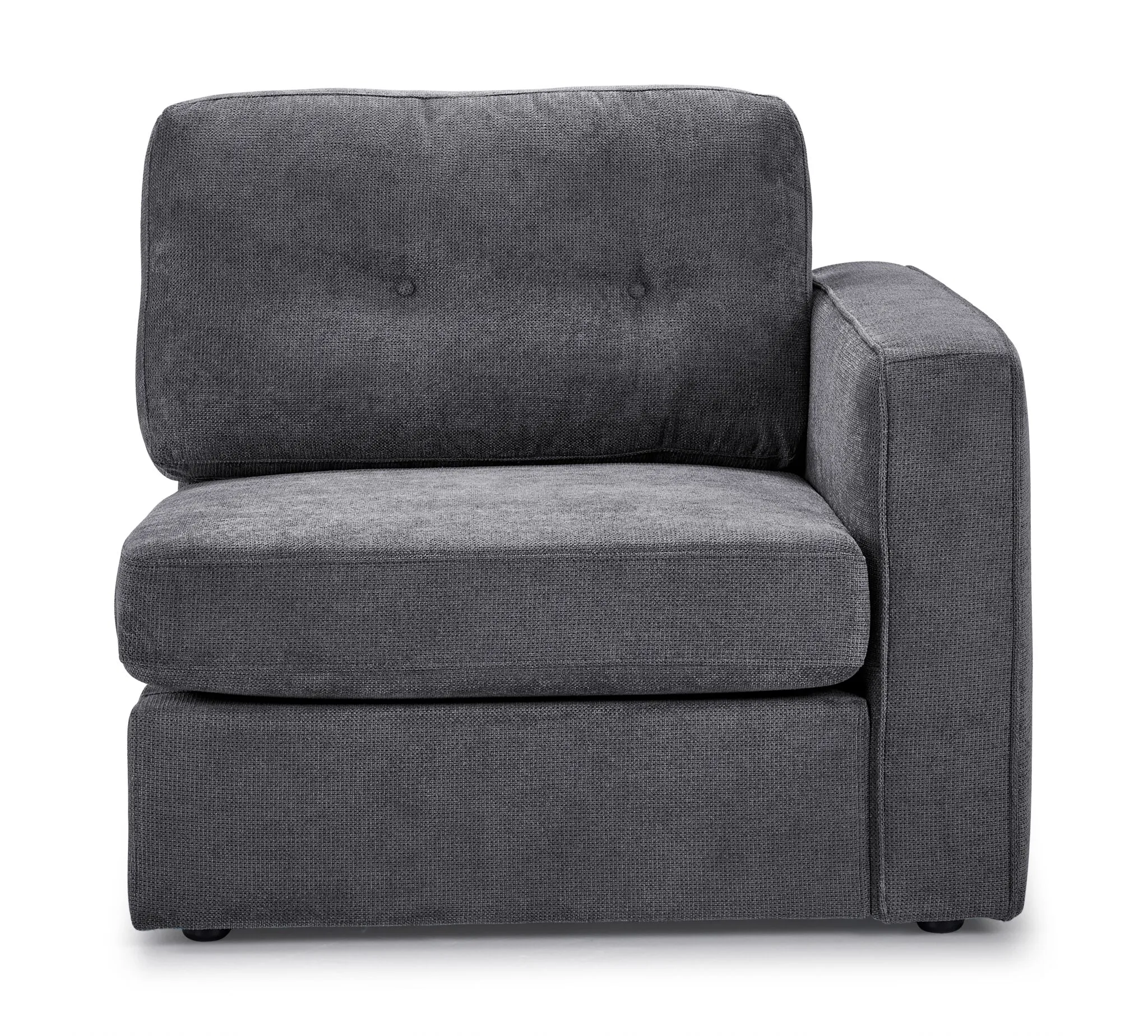 Feeling Connected - Connex 3-Piece Modular Chair with Storage Console - Light Grey