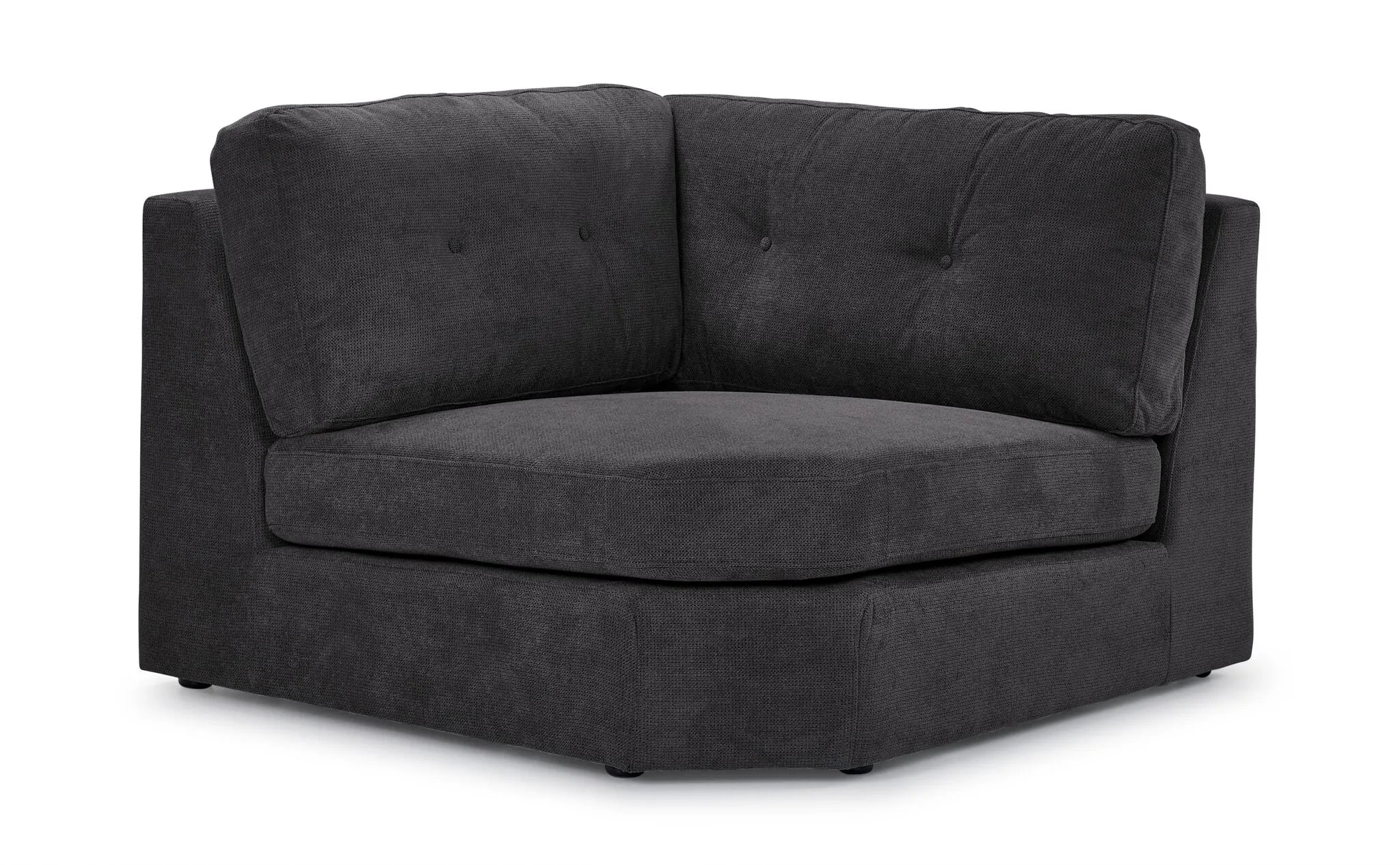 Feeling Connected - Connex 6-Piece Modular Sectional with Storage Console - Dark Grey